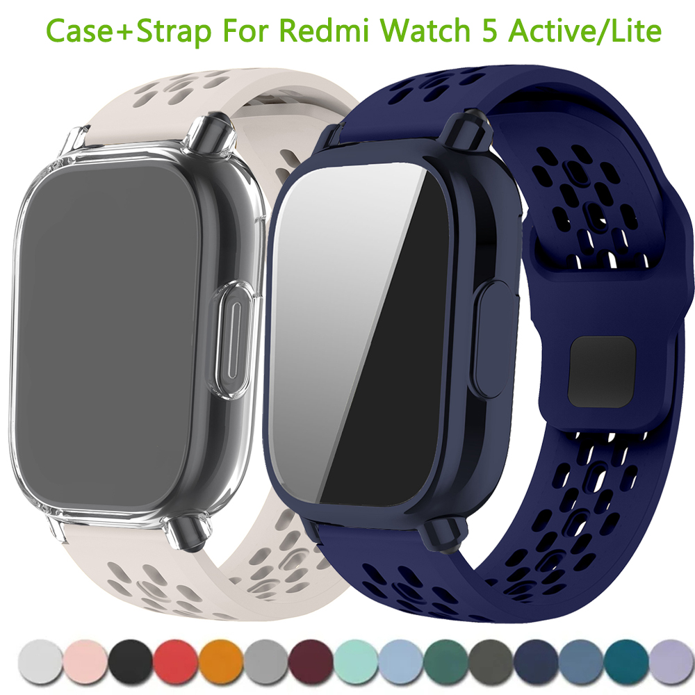 Silicone Sport Band - Чехол + силиконовый ремешок для Xiaomi