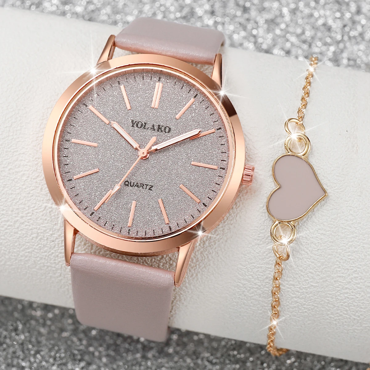 Ladies Fashion Watch - 2 шт./компл. Модные женские часы с