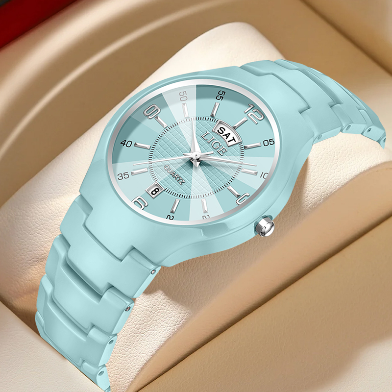 Ladies Fashion Watch - LIGE Роскошные элегантные кварцевые женские часы,