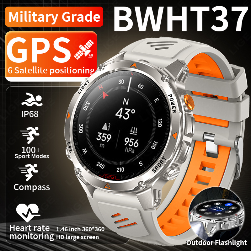 Watch Smartwatch - LIGE прочные GPS трековые умные часы