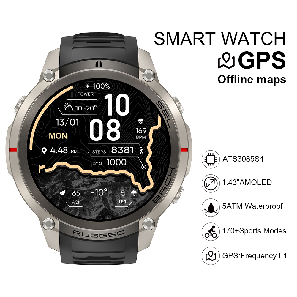 Watch Smartwatch - Умные часы 2026 DM59 с офлайн-картой,
