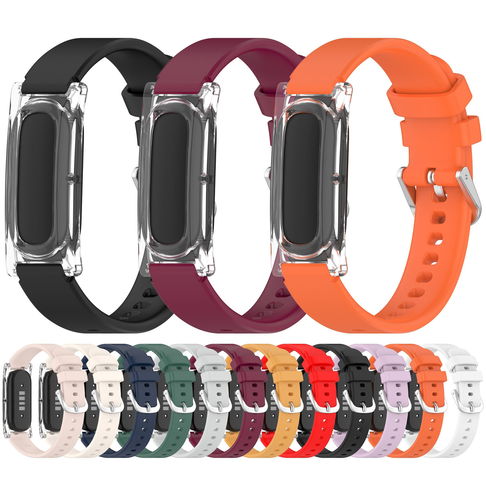 Silicone Sport Band - Силиконовый ремешок, совместимый с Google Fitbit
