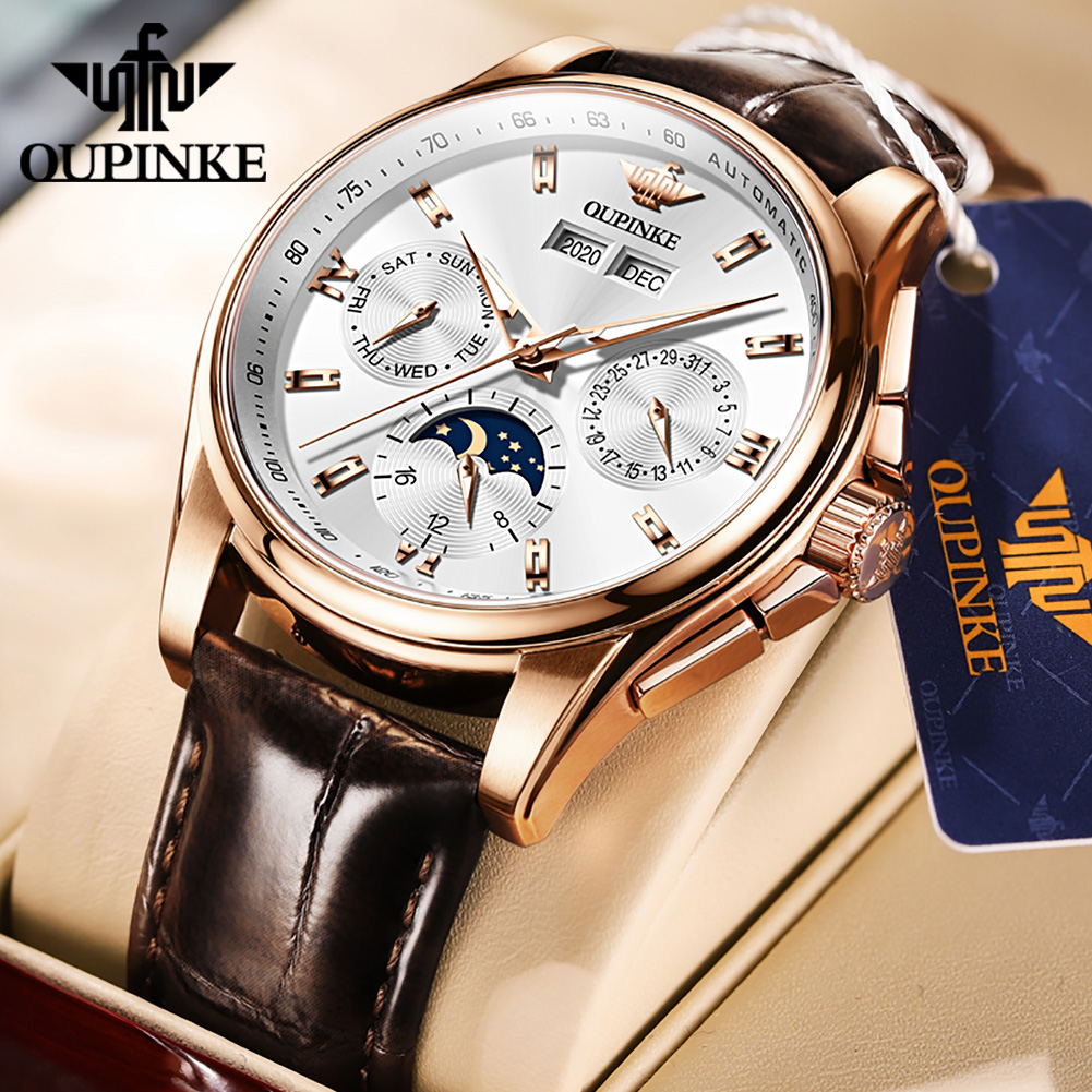 Anti-Magnetic Watch - OUPINKE мужские часы повседневные трендовые кожаные