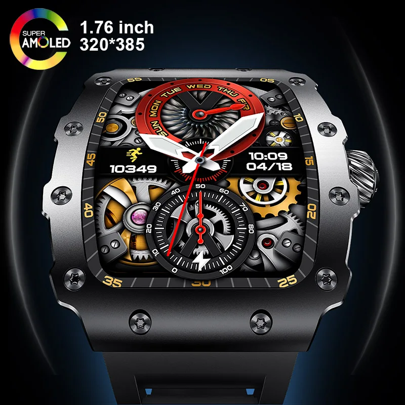 Hybrid Smartwatch - Новые трендовые умные часы 1,76 дюйма