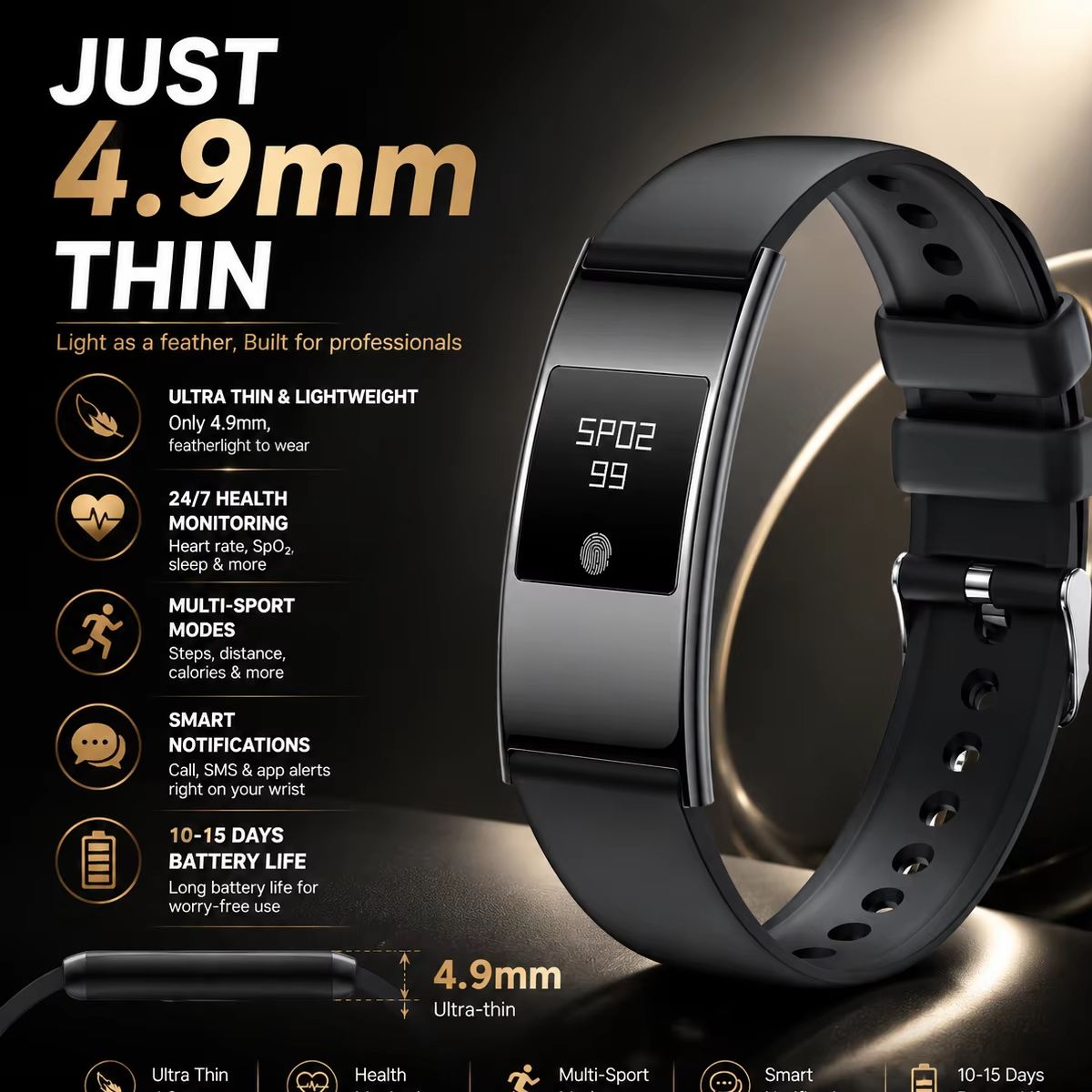 Smartwatch Stylish Watches For Women - Ультратонкие стильные смарт-часы для мужчин и