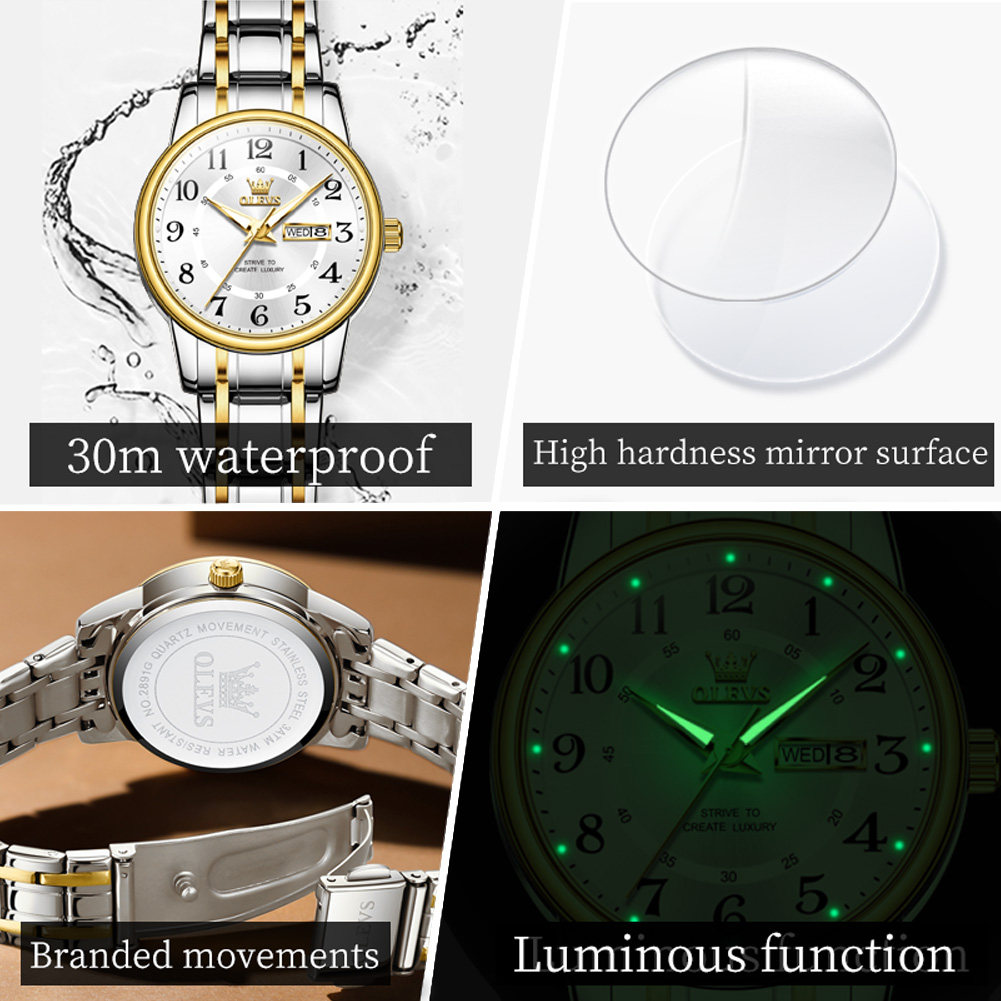OLEVS 2891, роскошные брендовы – обзор и цена Anti-Magnetic Watch