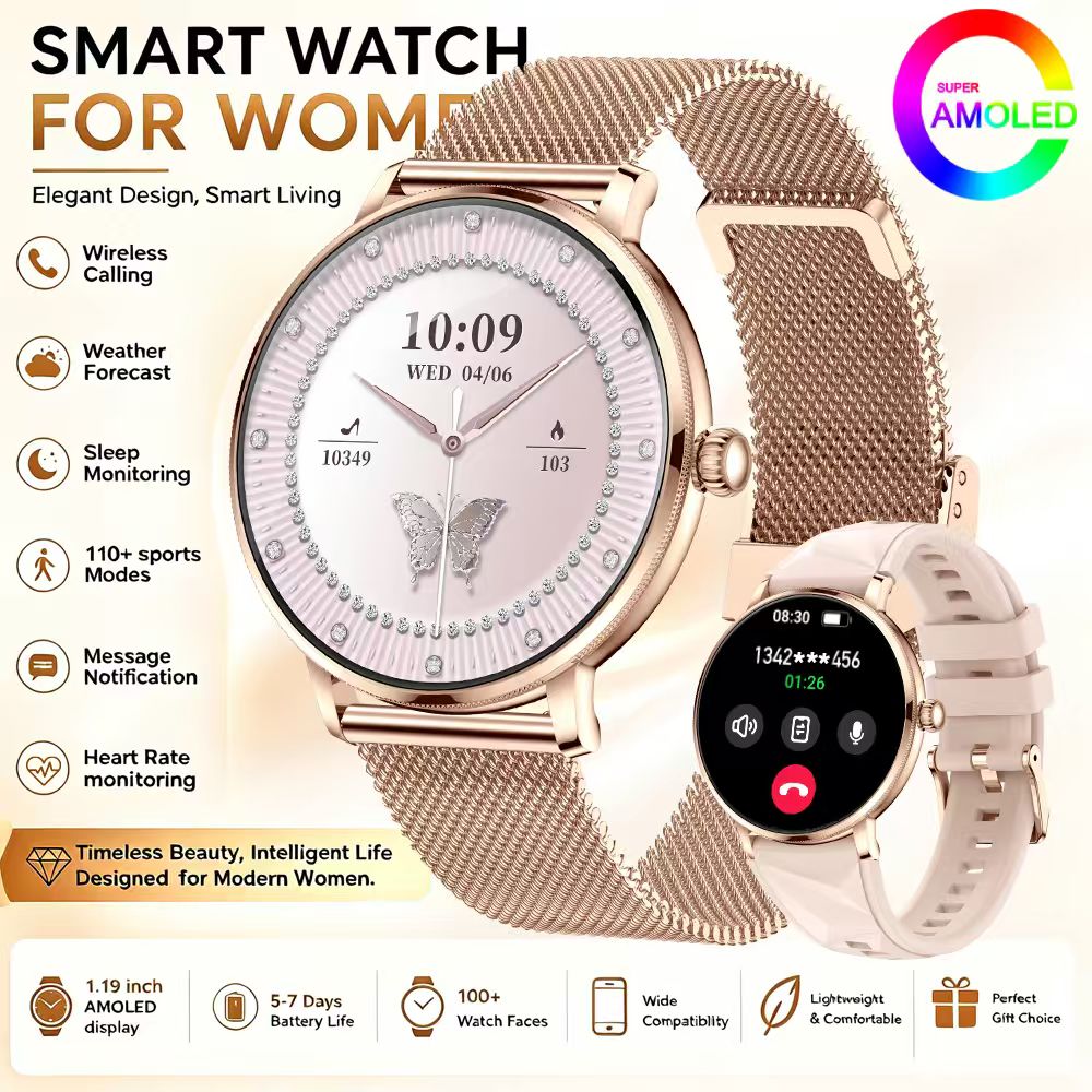 Стильные умные часы военного к – обзор и цена Smartwatch Stylish Watches For Women