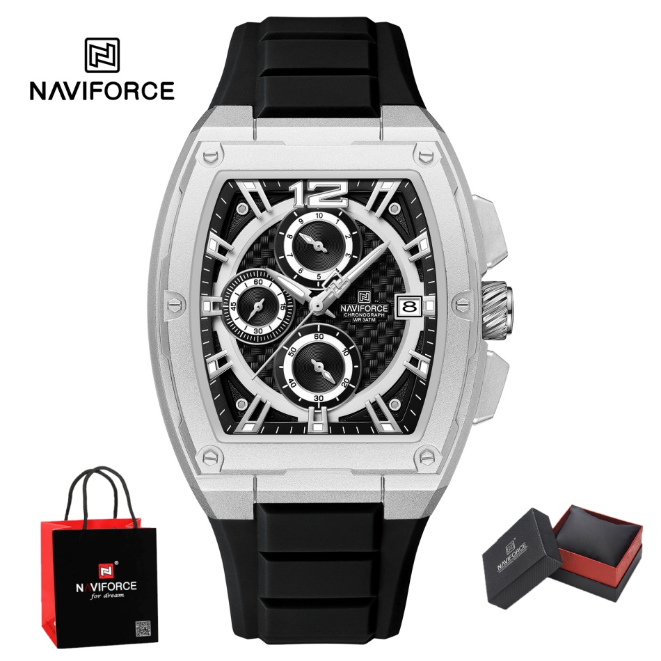 NAVIFORCE мужские водонепрониц – обзор и цена Silicone Sport Band