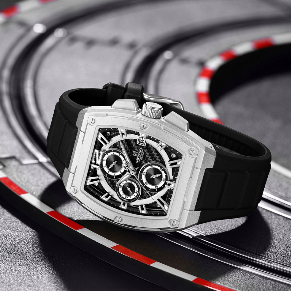 NAVIFORCE мужские водонепрониц – обзор и цена Silicone Sport Band