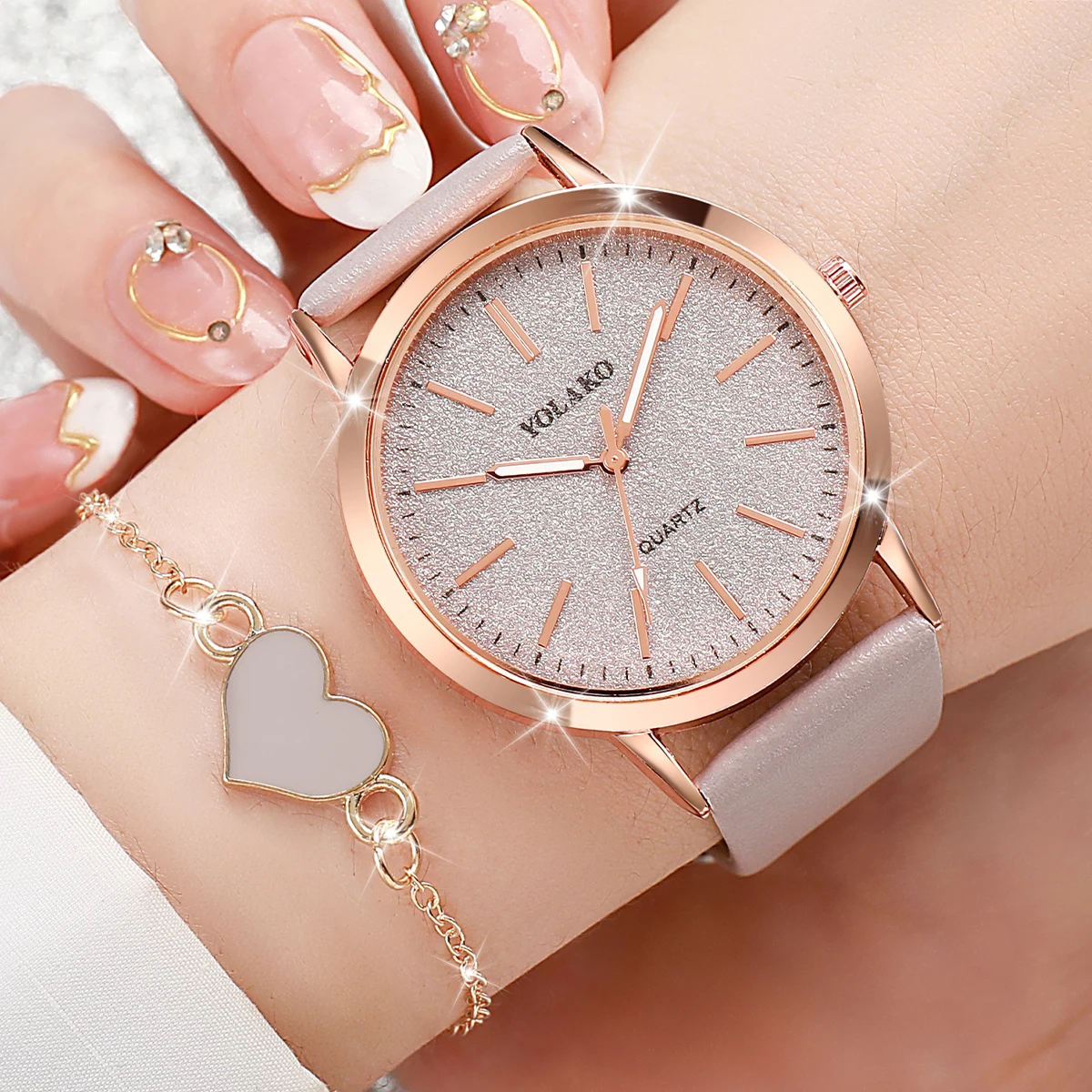 2 шт./компл. Модные женские ча – обзор и цена Ladies Fashion Watch