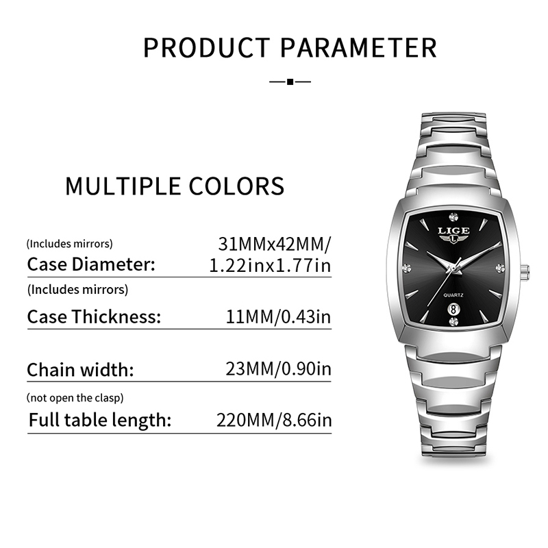 LIGE часы женские деловые роск – обзор и цена Ladies Fashion Watch