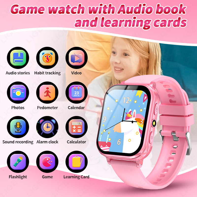 Детские умные часы LIGE для де – обзор и цена Smartwatch Watches For Kid Girl
