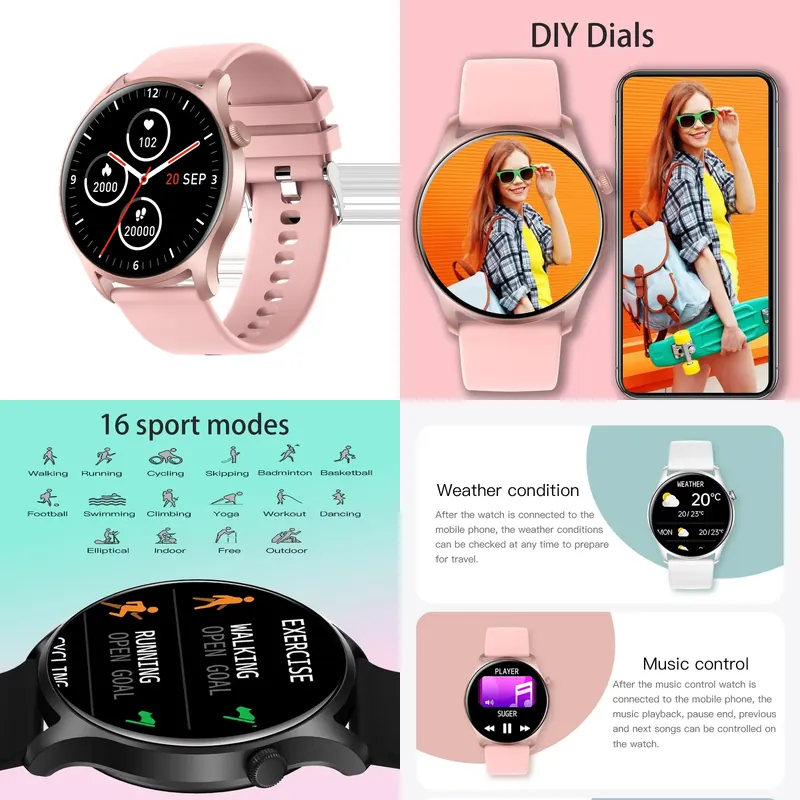 Умные часы SENBONO MAX8 для му – обзор и цена Watch Smartwatch Android