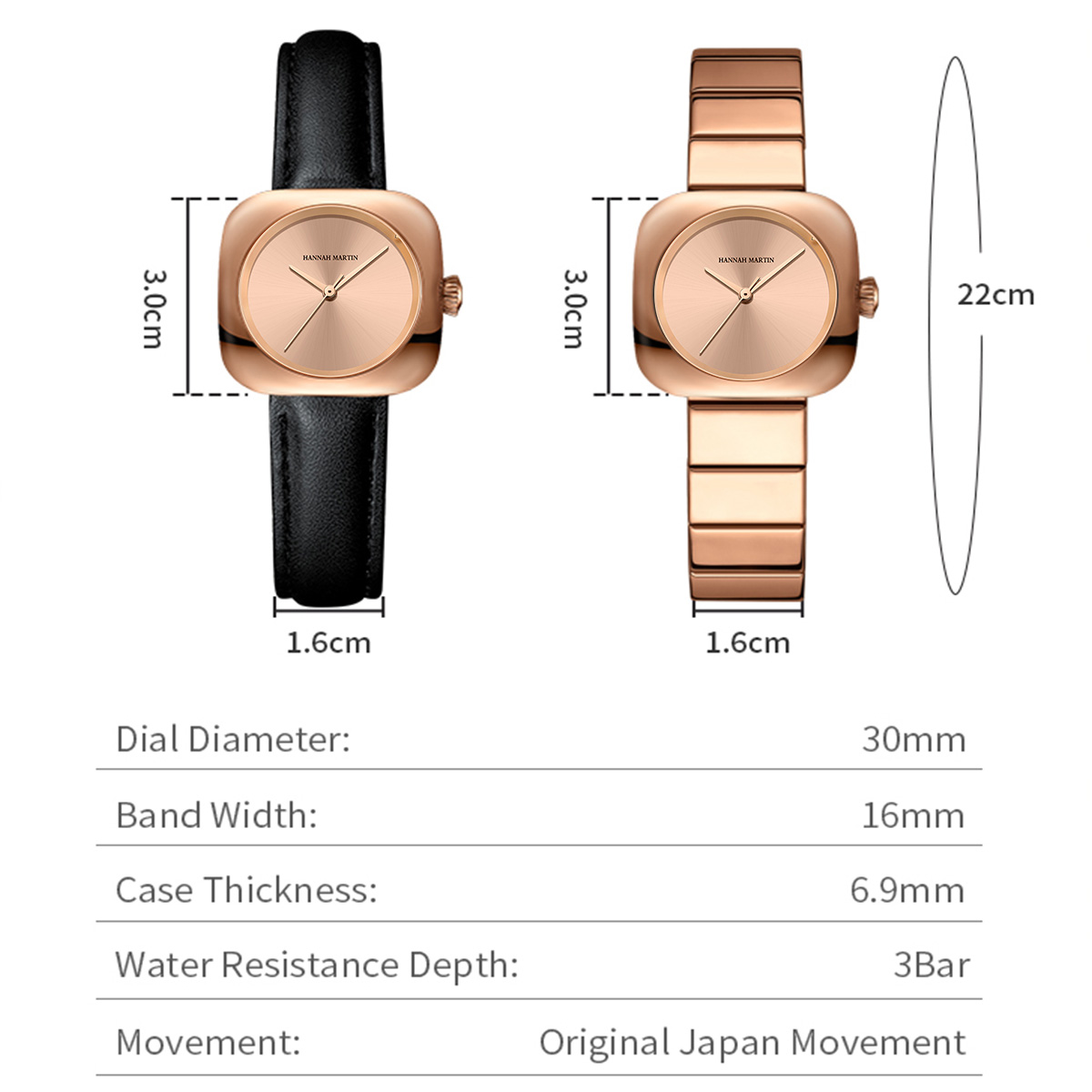 Часы женские HANNAH MARTIN, кв – обзор и цена Anti-Magnetic Watch